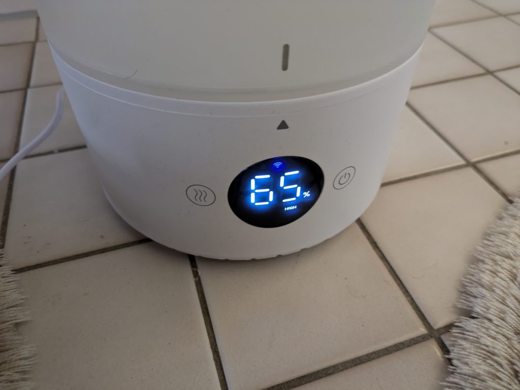 Display des Levoit Dual 200S Luftbefeuchters