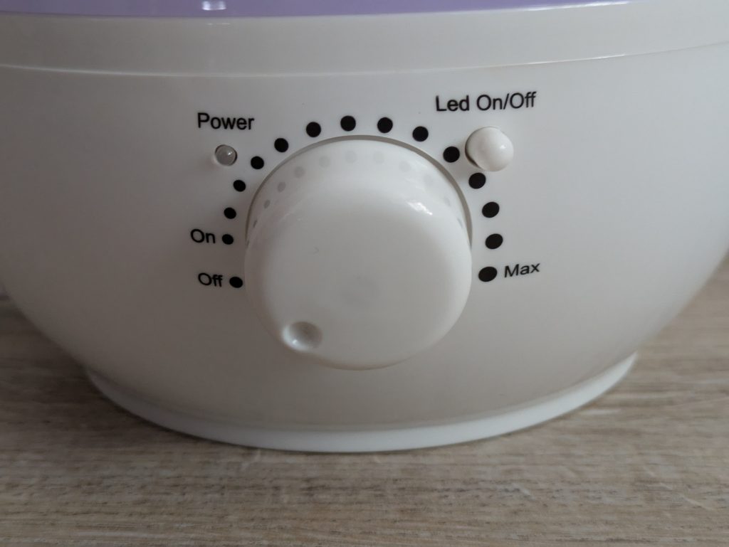 Drehregler des InnoBeta Waterdrop 2.0 Luftbefeuchters