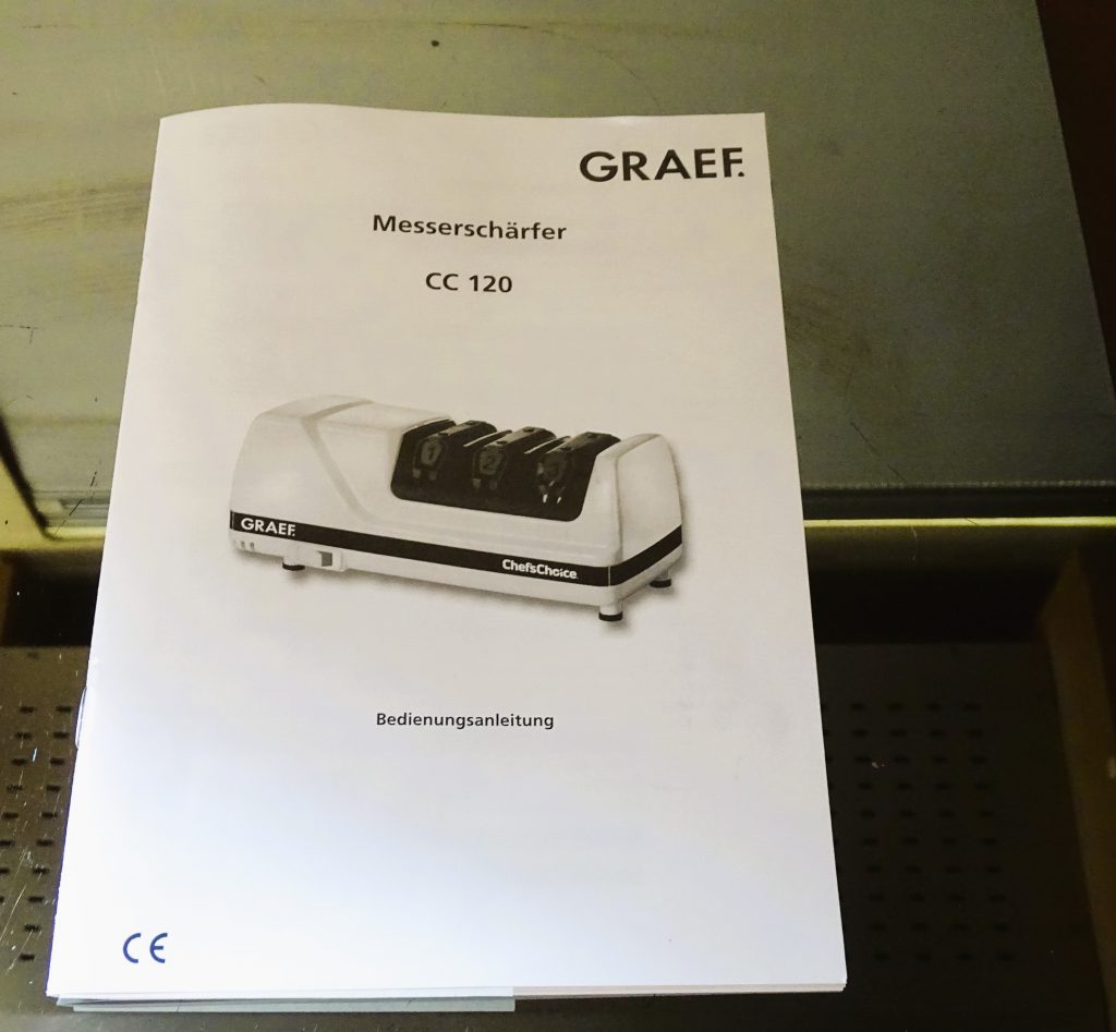 Graef CC 120 Messerschärfer Bedienungsanleitung