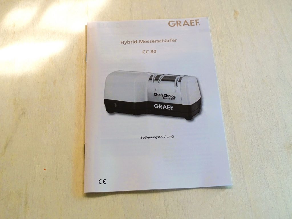 Graef CC 80 Messerschärfer Bedienungsanleitung