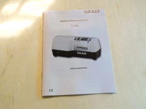 Graef CC 80 Messerschärfer Bedienungsanleitung