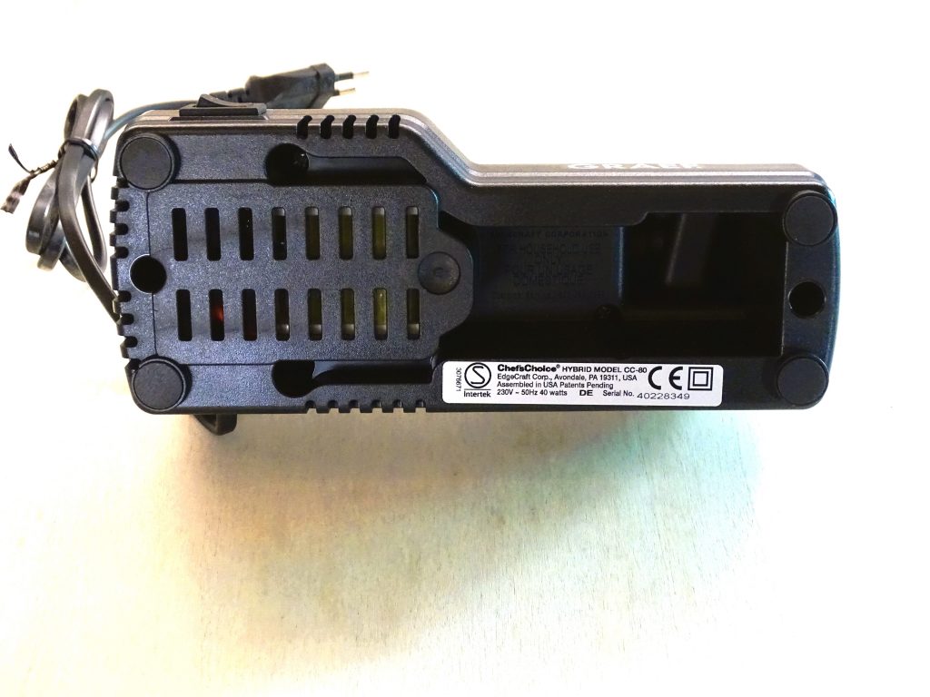 Graef CC 80 Messerschärfer Unterseite
