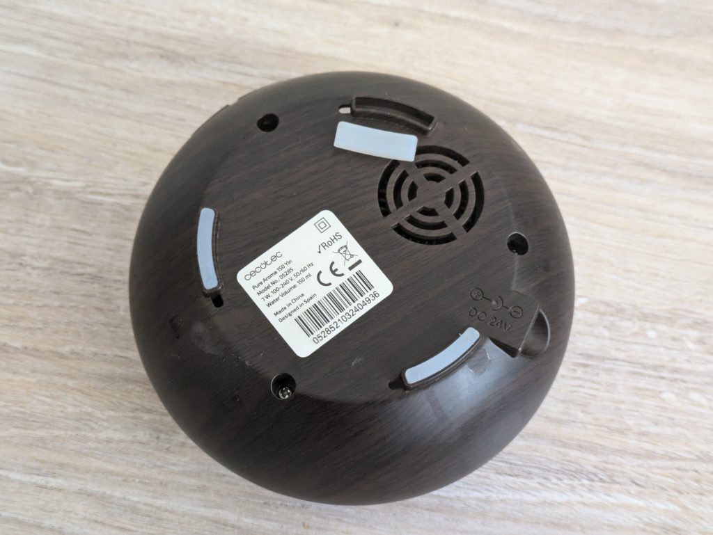 Herausnehmbarer Gummifuß des Cecotec Pure Aroma Luftbefeuchters