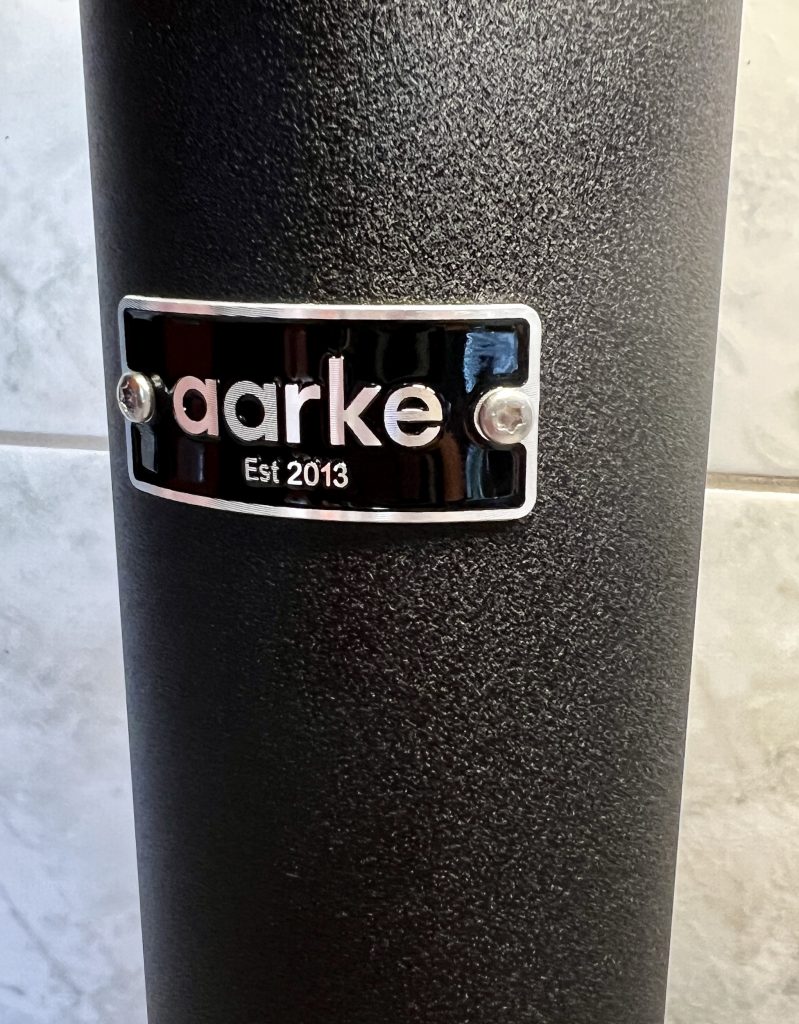 Aarke Carbonator 3 Wassersprudler Edelstahlplakette