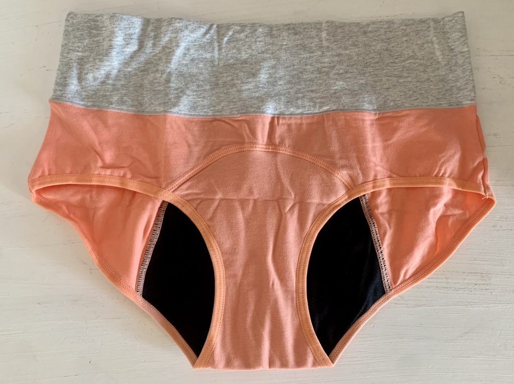 INNERSY Periodenunterwäsche in Orange von vorne