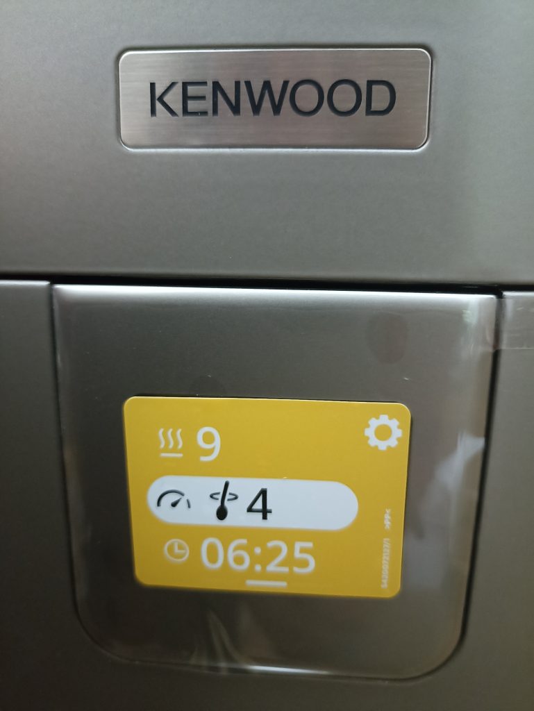 Kenwood Titanium Chef Patissier XL Küchenmaschine, Display mit Aufkleber
