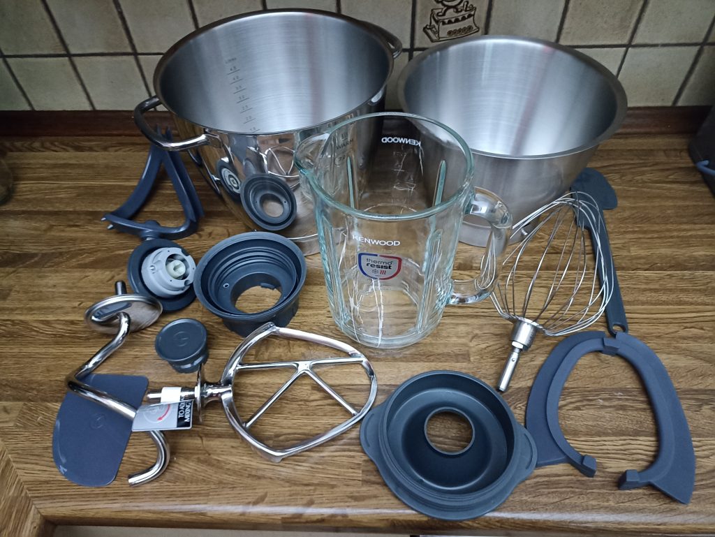 Kenwood Titanium Chef Patissier XL Küchenmaschine, Zubehör