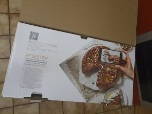 Kenwood Titanium Chef Patissier XL Küchenmaschine, Gerät runtergeklapptXL Küchenmaschine, beim Öffnen