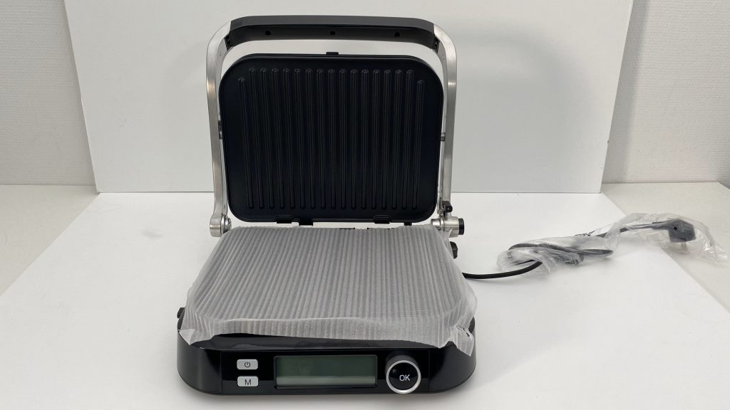 Klamer-Kontaktgrill Grillfläche geöffnet