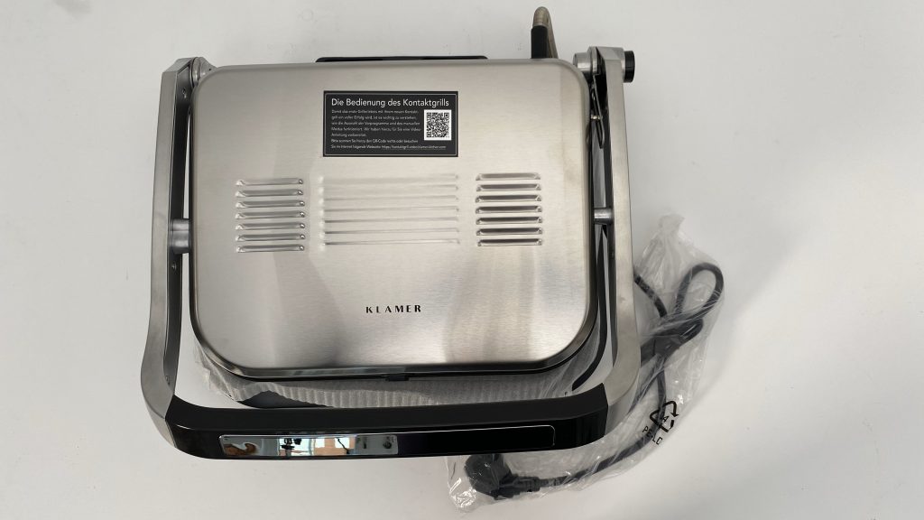 Klamer-Kontaktgrill von oben