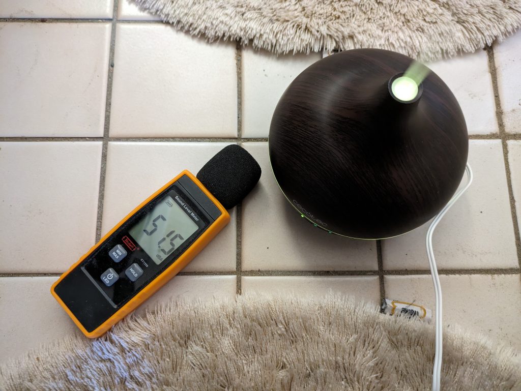 Lautstärke des Cecotec Pure Aroma Luftbefeuchters
