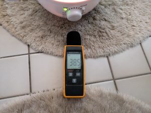 Lautstärke des InnoBeta Waterdrop 2.0 Luftbefeuchters (2)
