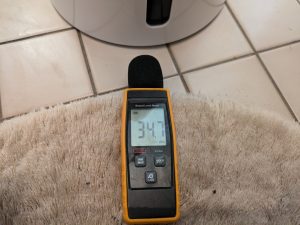 Lautstärke des Philips 3000 Series HU391610 Luftbefeuchters