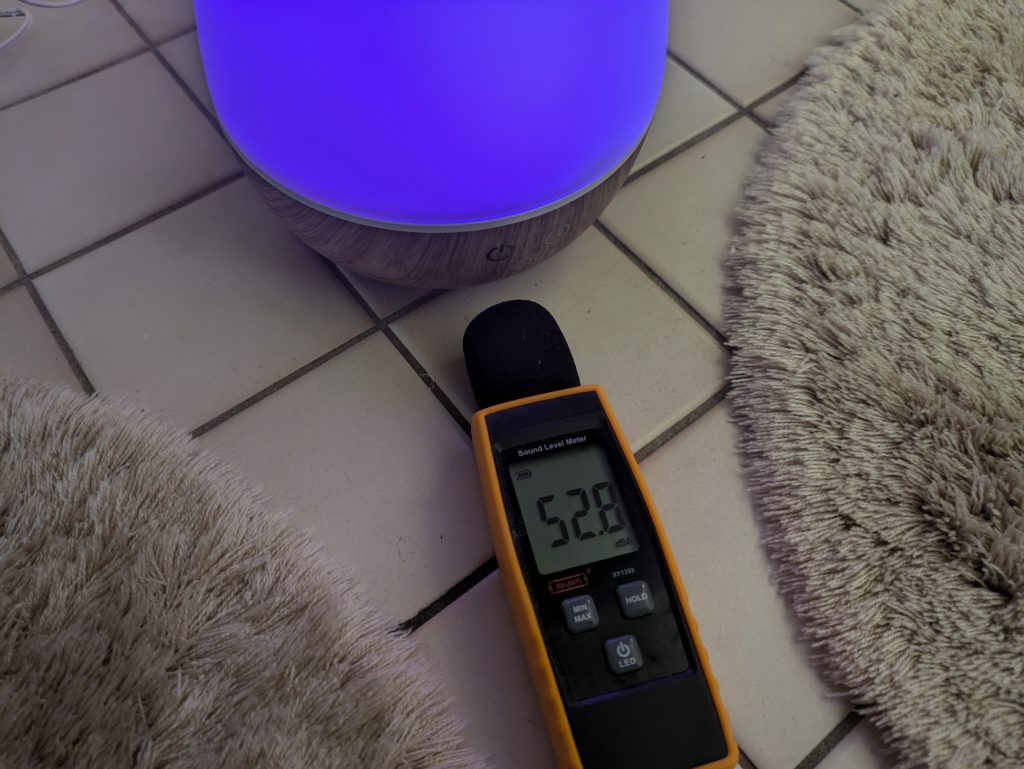 Lautstärke des Promed AL-1300 WS Luftbefeuchters
