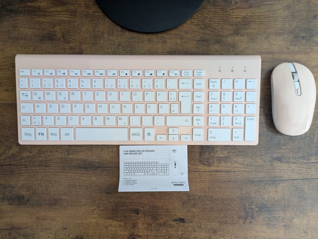 Lieferumfang der Cimetech KF10 Tastatur