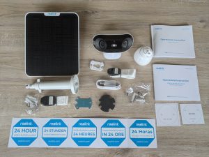 Lieferumfang der Reolink Argus 4 Pro+ Überwachungskamera