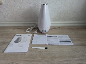 Lieferumfang des Beurer LB 37 Luftbefeuchters