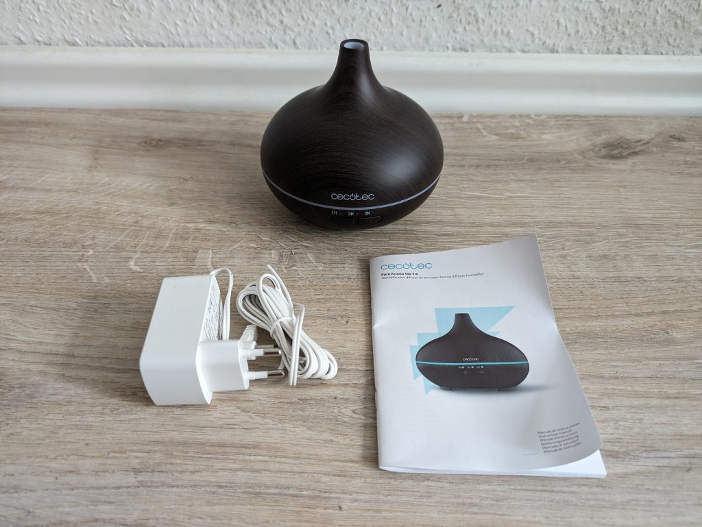 Lieferumfang des Cecotec Pure Aroma Luftbefeuchters