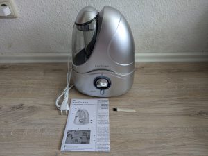 Lieferumfang des Medisana 60065 Luftbefeuchters