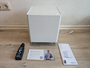 Lieferumfang des Stadler Form Oskar Luftbefeuchters