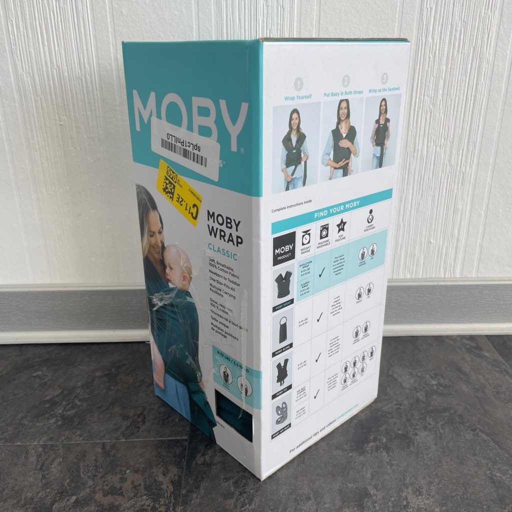 MOBY MCL-PACIFI Classic Wrap Babytragetuch Verpackung