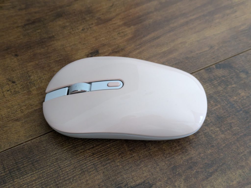 Maus der Cimetech KF10 Tastatur von oben