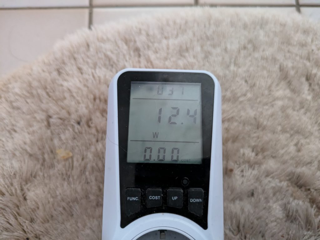 Minimaler Stromverbrauch des Homvana H101 Luftbefeuchters