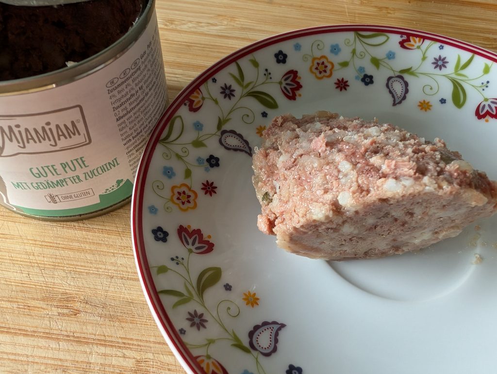 MjamMjam Premium Nassfutter Hundefutter Futter Detail