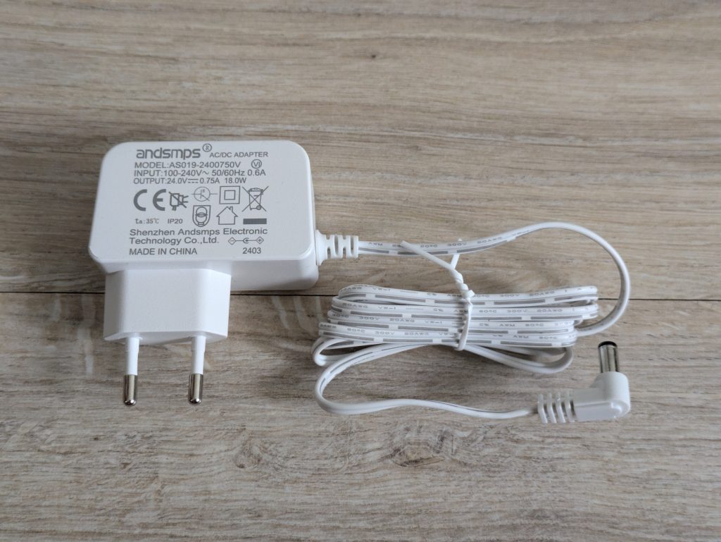 Netzkabel des Homvana H101 Luftbefeuchters