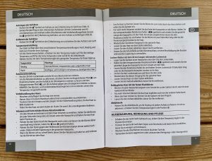 Remington AS8606 Warmluftbürste geöffnete Bedienungsanleitung