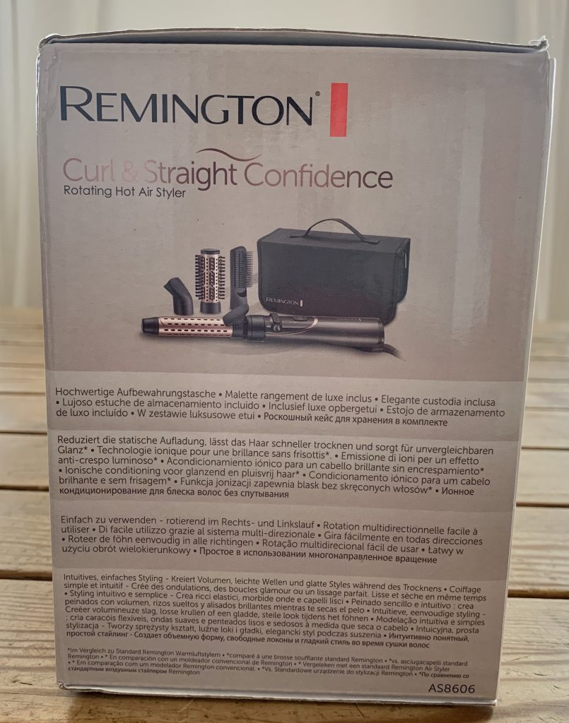 Remington AS8606 Warmluftbürste im Kaerton von linker Seite