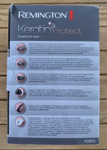 Remington AS8811 Warmluftbürste im Karton rechte Seitenansicht