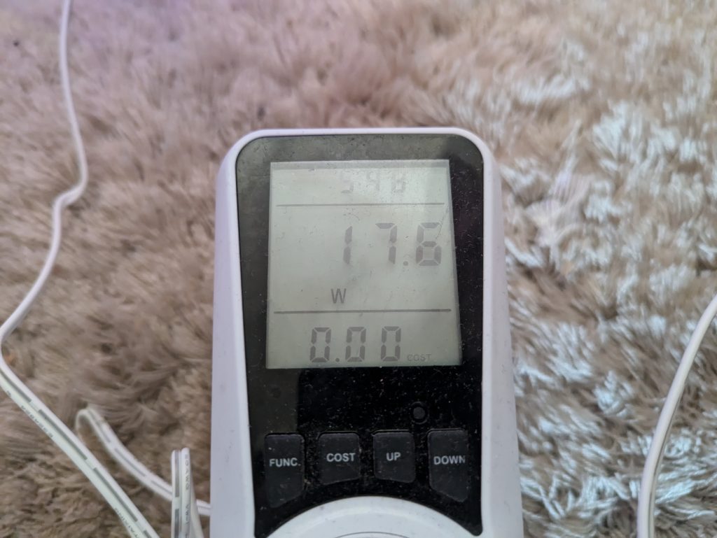 Stromverbrauch des Homvana H101 Luftbefeuchters