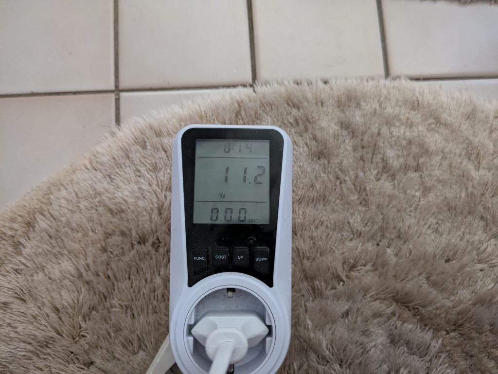 Stromverbrauch des InnoBeta Waterdrop 2.0 Luftbefeuchters (2)