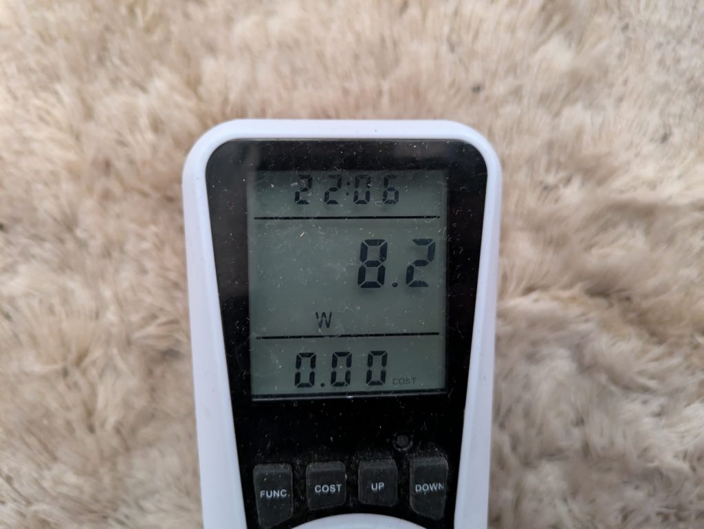 Stromverbrauch des Philips 3000 Series HU391610 Luftbefeuchters