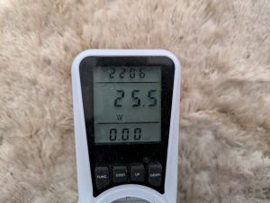 Stromverbrauch des Philips 3000 Series HU391610 Luftbefeuchters (2)