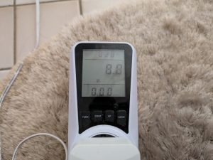 Stromverbrauch des Promed AL-1300 WS Luftbefeuchters (2)