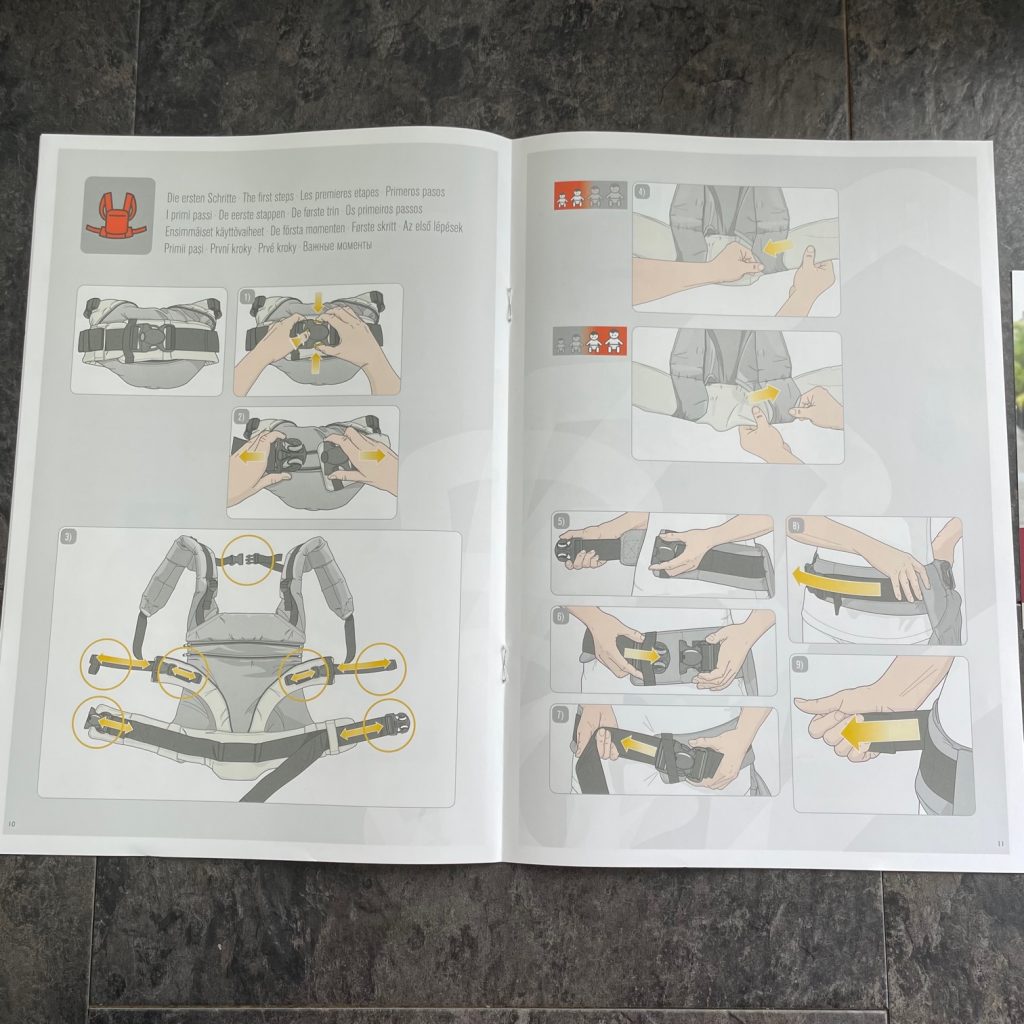 manduca Babytrage XT All-In-One Babytrage Trageanleitung