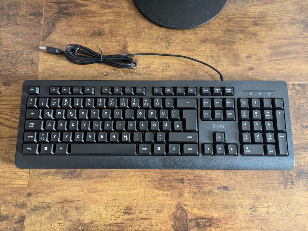 Trust Taro Tastatur von vorne