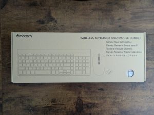 Verpackung der Cimetech KF10 Tastatur von vorne