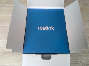 Verpackung der Reolink Argus 4 Pro+ Überwachungskamera geöffnet