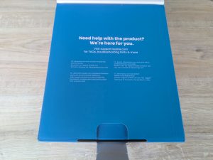 Verpackung der Reolink Argus 4 Pro+ Überwachungskamera teilweise geöffnet