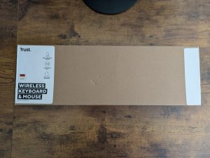 Verpackung der Trust Ymo Tastatur