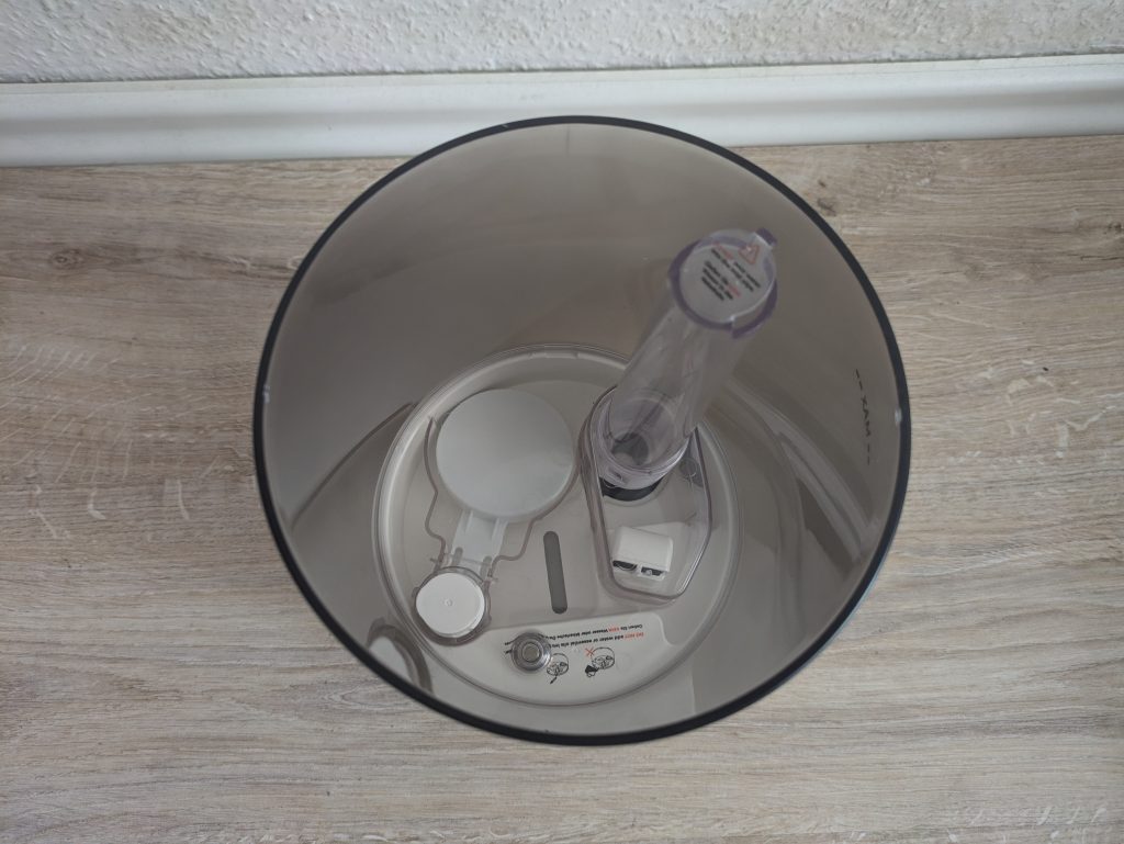 Wassertank des Homvana H101 Luftbefeuchters