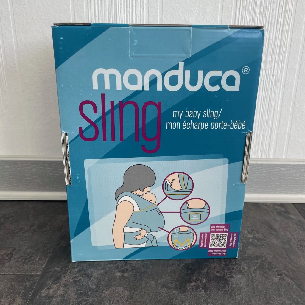 manduca Sling Tragetuch Verpackung Rückseite
