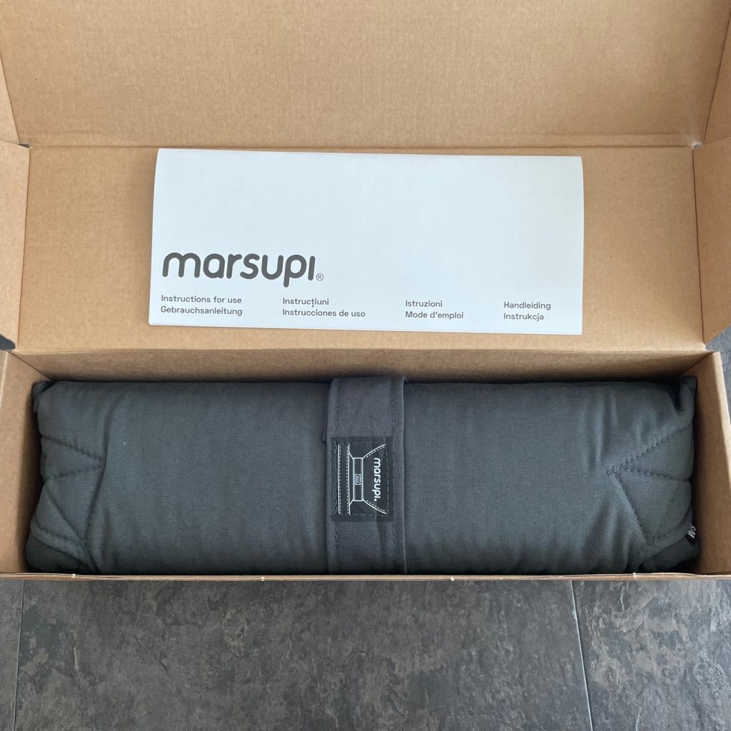 marsupi Classic 2.0 Babytrage gefaltet