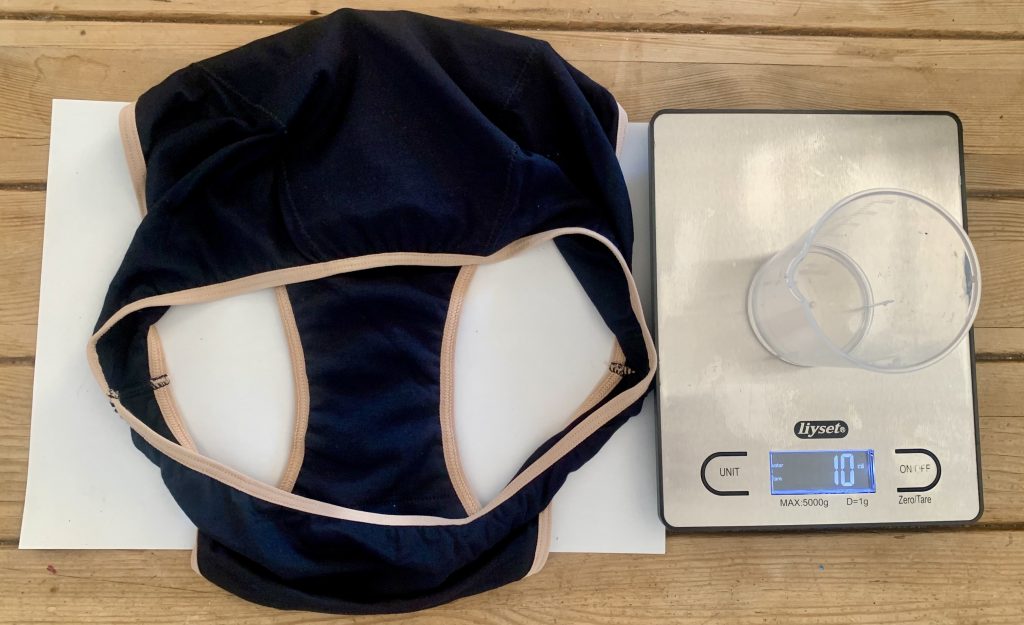 neione by Intimate Portal Periodenunterwäsche Praxistest Auslaufschutz 10 Milliliter