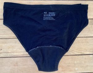 o.b. Periodenslip Innenseite von hinten