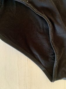 o.b. Periodenslip Nähte Nahaufnahme