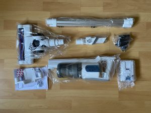 Eureka BR5 Akku-Staubsauger ausgepackt 1